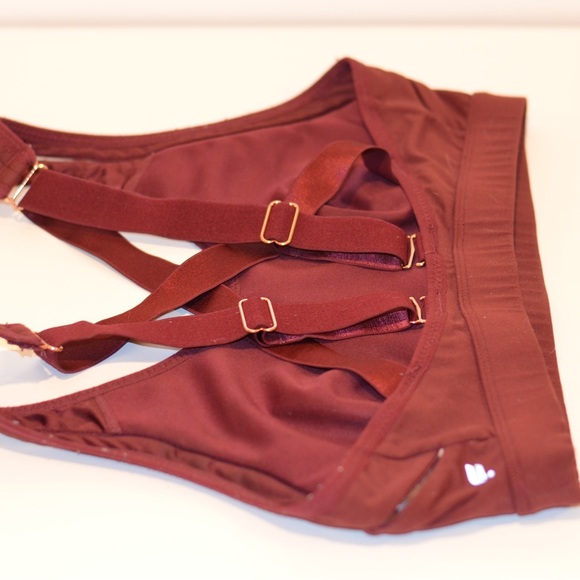 Fabletics Bra and Zip up Top Luciana Ribbed L/Size M - Picture 11 of 15